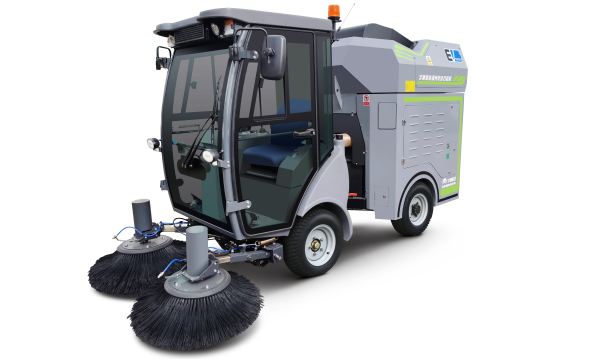 纯电动桶装式扫路机-2t